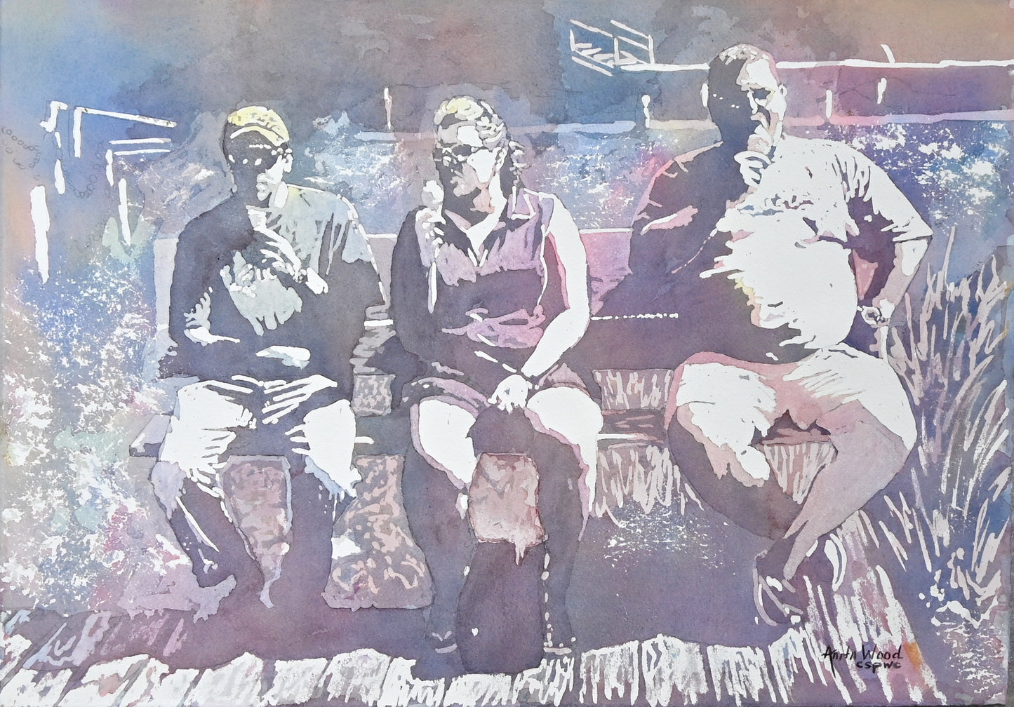 Watercolor Pour Video – Ice Cream Eaters | Self-Paced Art Workshop