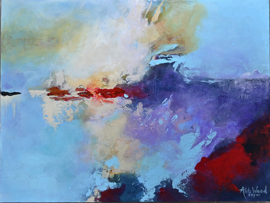 Beginning, a Zoom Workshop in Acrylics