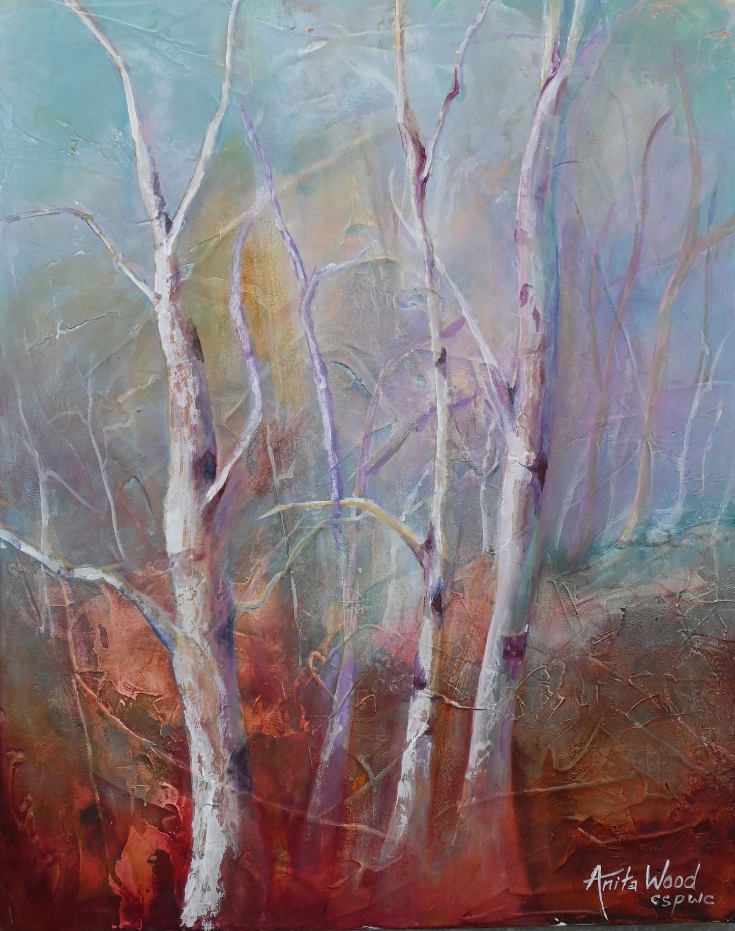 Birches Along the Huron