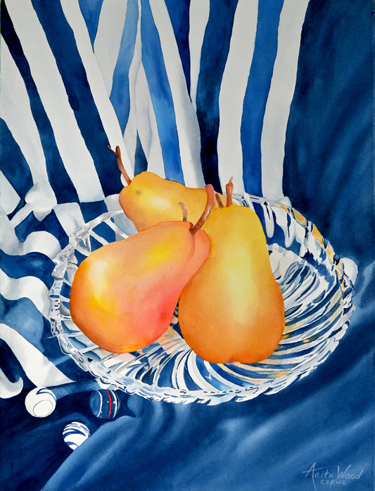 Pears on Glass